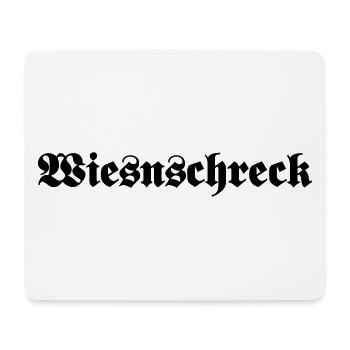 Wiesnschreck Schriftzug - Mousepad (Querformat) - Weiß - Vorne