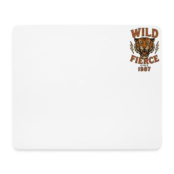 Sauvage et Féroce - Tapis de souris (format paysage) - blanc - Devant