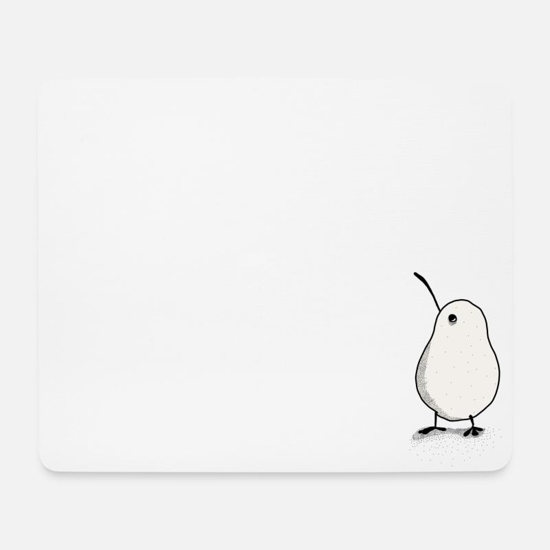 Kiwi - Mousepad (Querformat) - Weiß