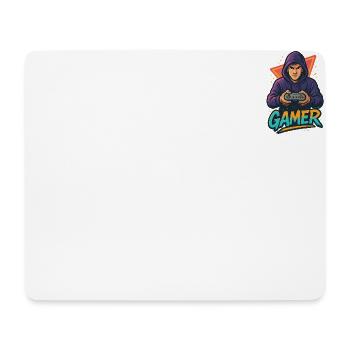 Zone de Jeu - Tapis de souris (format paysage) - blanc - Devant