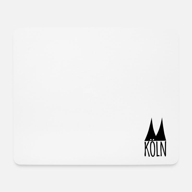 Köln Basic - Mousepad (Querformat) - Weiß