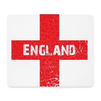 England ist mein Land - Mousepad (Querformat) - Weiß - Vorne