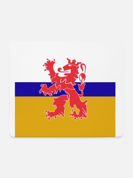 Limburg flag - Mouse Pad (horizontal) - white