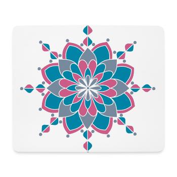 Fantasiemuster - Mousepad (Querformat) - Weiß - Vorne