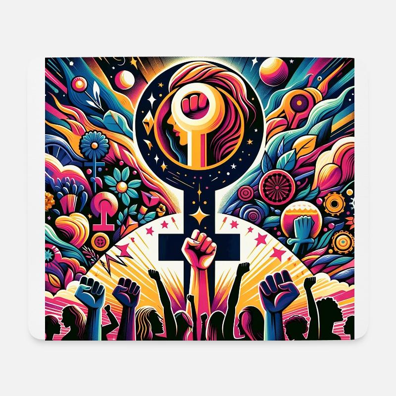 Women's Day - Mouse Pad (horizontal) - white