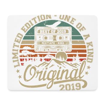 Jahrgang 2019 Geburtstagsgeschenk 2019 Retro 2019 - Mousepad (Querformat) - Weiß - Vorne