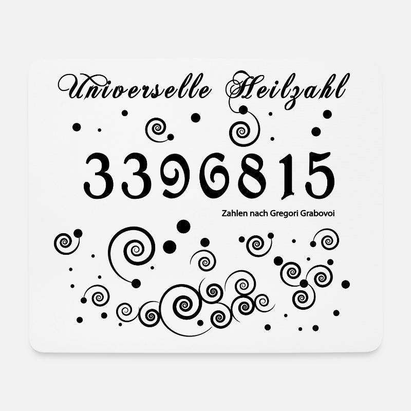 3396815 Heilzahl, Grabovoi - Mousepad (Querformat) - Weiß