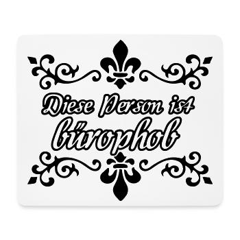 Büro Arbeit Humor lustig Spruch Geschenk - Mousepad (Querformat) - Weiß - Vorne