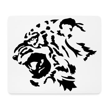 Tiger - Tapis de souris (format paysage) - blanc - Devant
