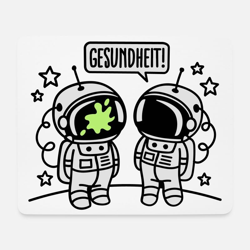 Gesundheit! - Mousepad (Querformat) - Weiß