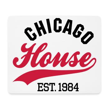 Chicago house est. 1984 - Mousepad (Querformat) - Weiß - Vorne