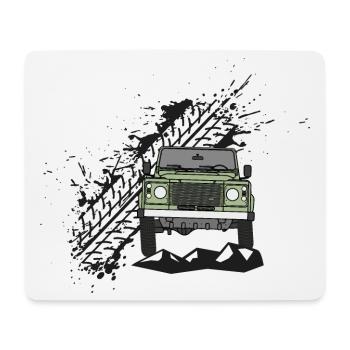 Defender Splash Front - Mouse Pad (horizontal) - white - Front