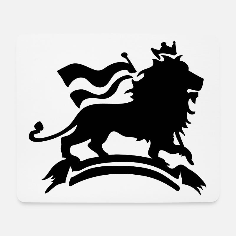 Lion of Judah - Mousepad (Querformat) - Weiß
