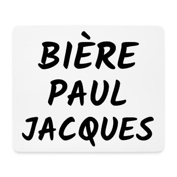 bière, buveur de bière, bière artisanale - Tapis de souris (format paysage) - blanc - Devant