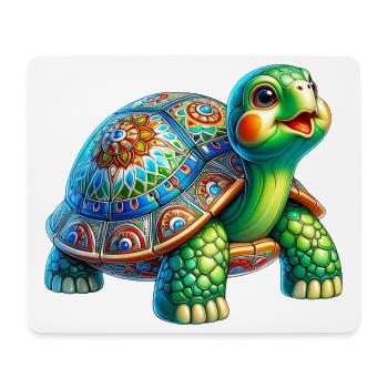 Turtle - Mouse Pad (horizontal) - white - Front