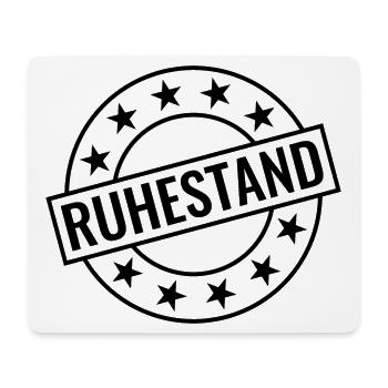 Ruhestand - Mousepad (Querformat) - Weiß - Vorne