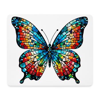 Schmetterling - Mousepad (Querformat) - Weiß - Vorne