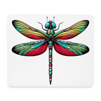 Libellule - Tapis de souris (format paysage) - blanc - Devant