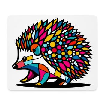 Hedgehog - Mouse Pad (horizontal) - white - Front