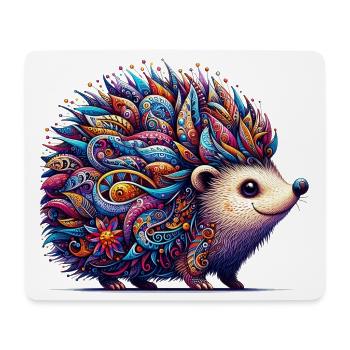 Hedgehog - Mouse Pad (horizontal) - white - Front