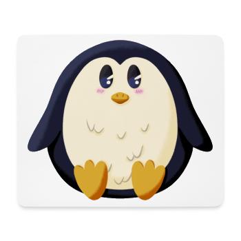 Chubby Penguin - Mouse Pad (horizontal) - white - Front