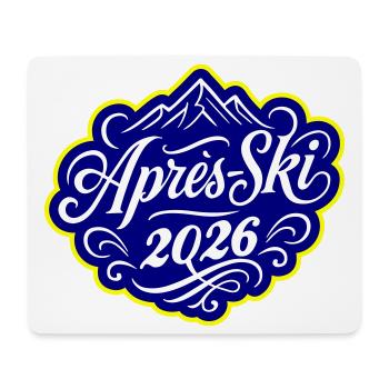 Après-ski 2026 - Mouse Pad (horizontal) - white - Front