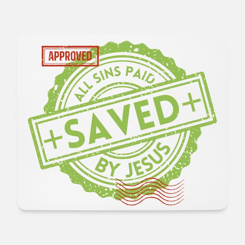 SAVED_Green_1 - Mouse Pad (horizontal) - white