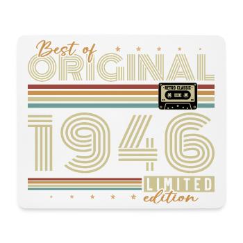 1946 Vintage Retro Birthday Gift - Mouse Pad (horizontal) - white - Front