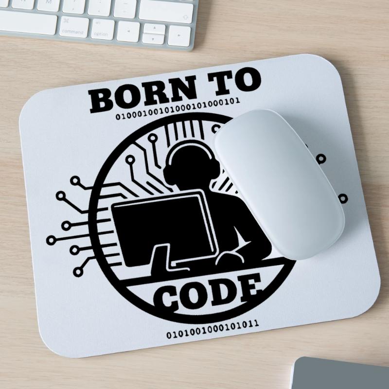Programmierer, der zum Programmieren geboren wurde Programmierer Mousepad (Querformat)