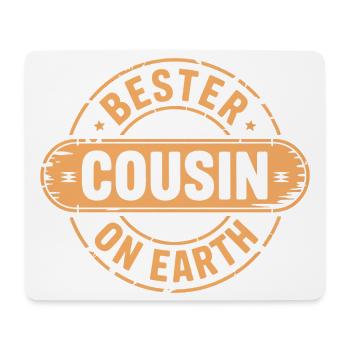 Cousin le plus proche - Tapis de souris (format paysage) - blanc - Devant
