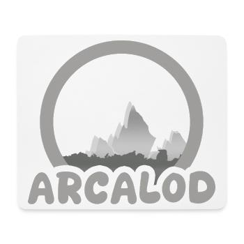 Trekking Arcalod - Tapis de souris (format paysage) - blanc - Devant