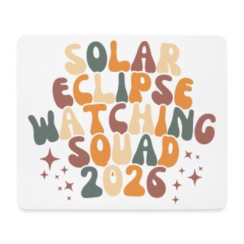 Sun Eclipse Retro Squad - Mouse Pad (horizontal) - white - Front
