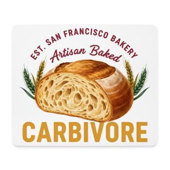 Sauerteigbrot Backkarbivore San Francisco - Mousepad (Querformat) - Weiß - Vorne