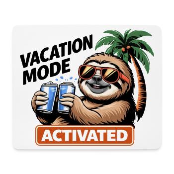 Activated Sloth Beach Party - Mouse Pad (horizontal) - white - Front
