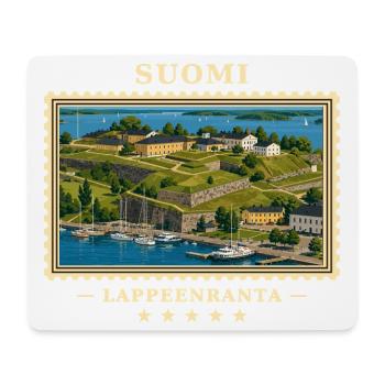Suomi Lappeenranta Vintage Reisemarke - Mousepad (Querformat) - Weiß - Vorne
