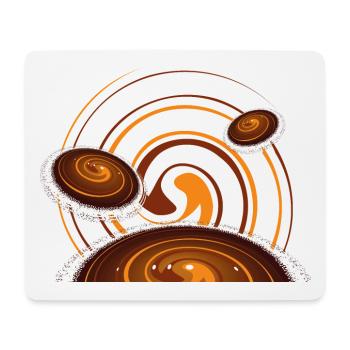 Kaffee am Morgen vertreibt Kummer und Sorgen! - Mousepad (Querformat) - Weiß - Vorne