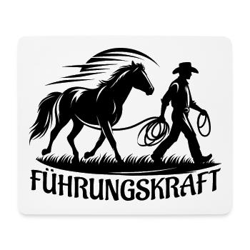 Führungskraft Pferd Reiten Geschenkidee Lustig - Mousepad (Querformat) - Weiß - Vorne