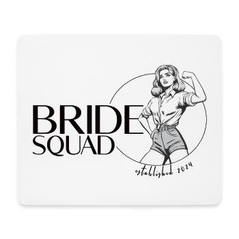 Équipe de mariées - Enterrement de vie de jeune fille - Tapis de souris (format paysage) - blanc - Devant