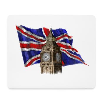 Big Ben - Mousepad (Querformat) - Weiß - Vorne