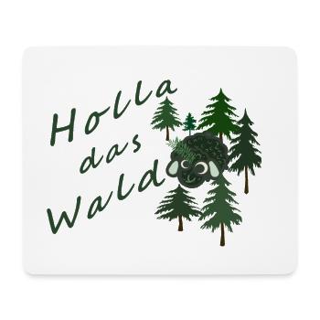 Holla das Waldschaf! - Mousepad (Querformat) - Weiß - Vorne