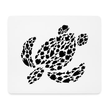 Meeresschildkröte Meer Ozean Tiere Schildkröte - Mousepad (Querformat) - Weiß - Vorne