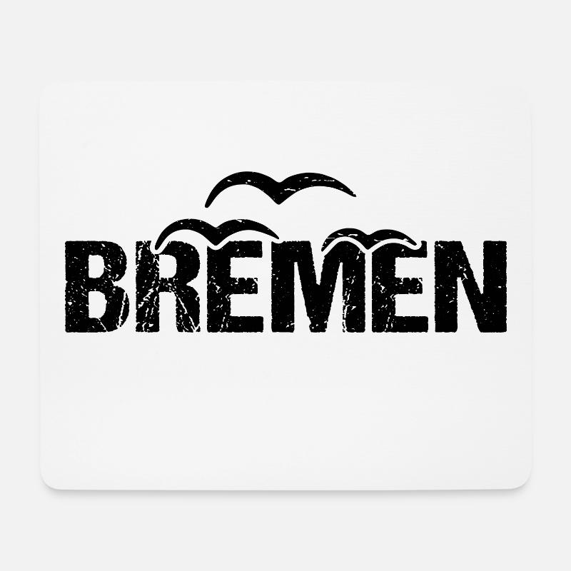 Bremen Möwen Hansestadt Bremen - Mousepad (Querformat) - Weiß