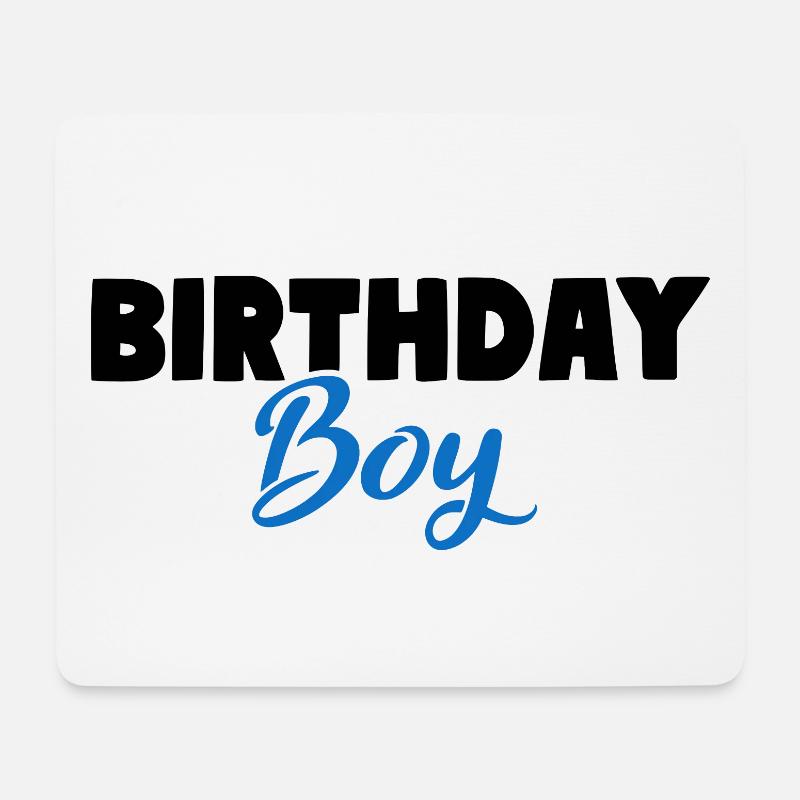 Birthday Boy Jungen Geburtstag - Mousepad (Querformat) - Weiß