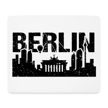 Berlin Skyline Vintage Hauptstadt Berlin - Mousepad (Querformat) - Weiß - Vorne