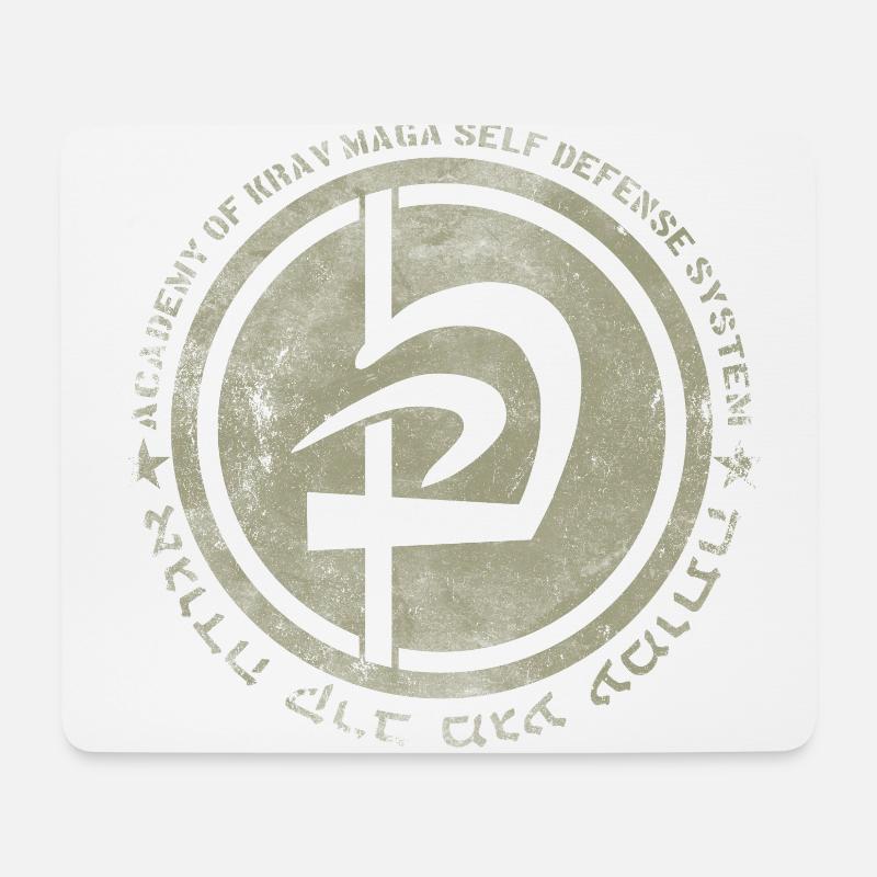 Krav Maga Militärverteidigung Armee Gym - Mousepad (Querformat) - Weiß