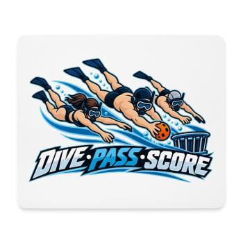 Dive Pass Score Wassersport Action - Mousepad (Querformat) - Weiß - Vorne