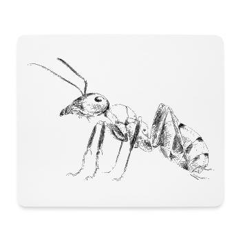 Ameise - Mousepad (Querformat) - Weiß - Vorne