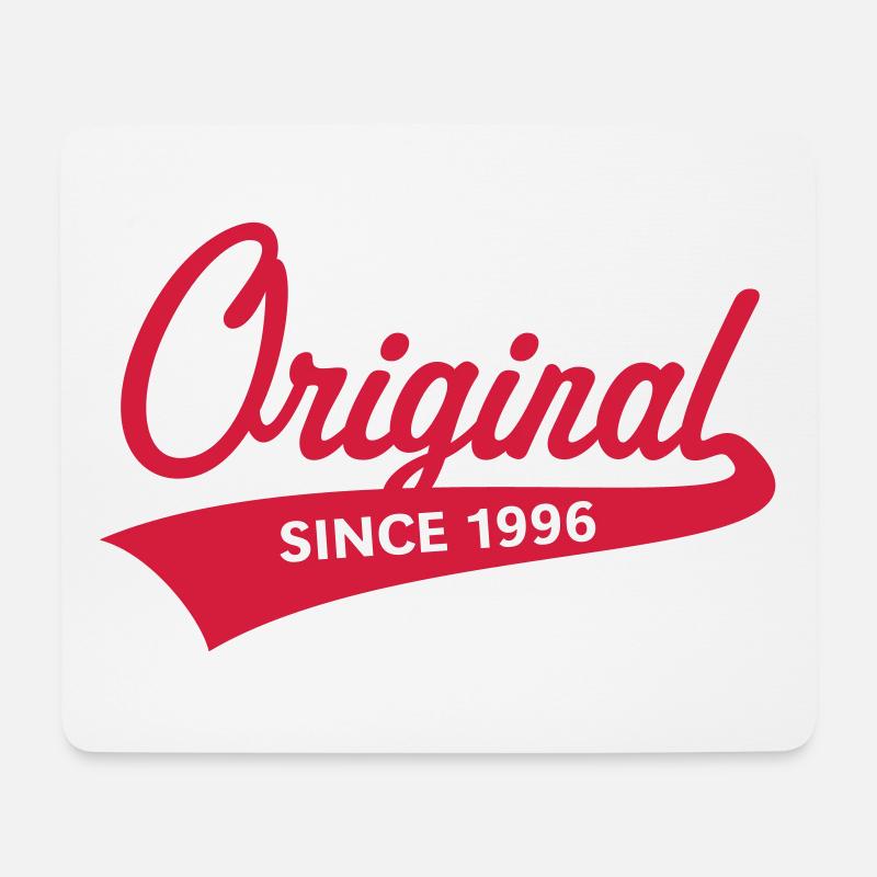 Original Since 1996 (Geburtsjahr, Geburtstag / B) - Mousepad (Querformat) - Weiß