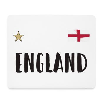 Maillot de football de l’Angleterre Drapeau anglais - Tapis de souris (format paysage) - blanc - Devant