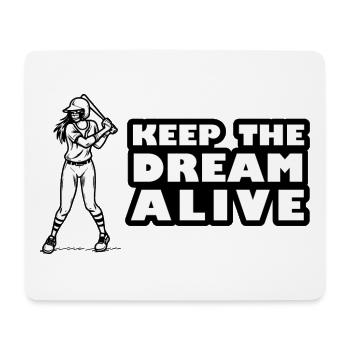 Keep the dream alive - Mouse Pad (horizontal) - white - Front